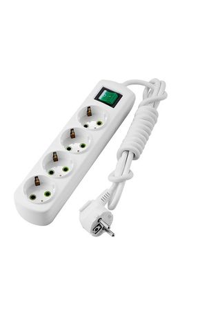 Удлинитель 4х2м с заземл. Letitia выкл. LEZARD 721-0402-402