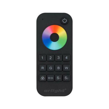 Пульт SMART-R26-RGBW Black (4 зоны, 2.4G) (ARL, IP20 Пластик, 5 лет) - 023477 Arlight