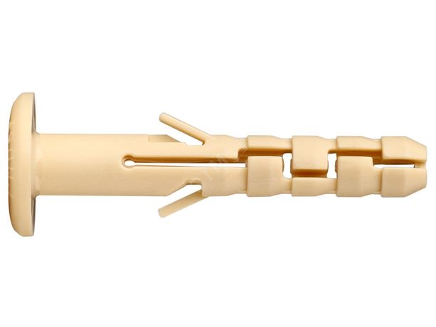 Дюбель нейлоновый PND-6F 6х40 с широким фланцем (1000шт) - 87316 Европартнер