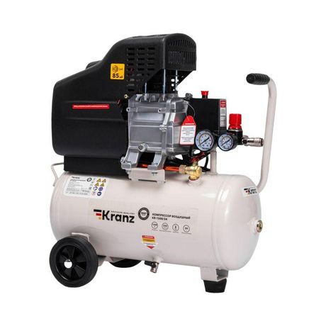 Компрессор воздушный KR-1500/24, 1500Вт, 230 л/мин, 24л | KR-16-1151 Kranz