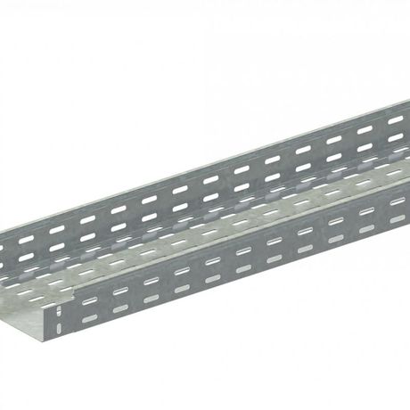 Лоток прямой замковый перфорированный 200х150 L3000 сталь 1мм ЛМс-ПЗМ цУТ2.5 монтаж без соединителей СОЭМИ Н0122152724
