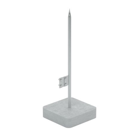 Мачта вольностоящая молниеприемная цельная VMC-H2.5 HD H=2.5м сталь гор. оцинк. КМ MA0378 КМ-Профиль