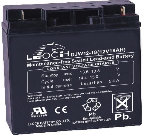 Аккумулятор 12В 18 А.ч LEOCH DJW12-18