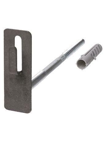 Держатель фасадный для прута Ø8-10 мм длина 200 с дюбелем, стальной крюк | SQ2402-3153 TDM