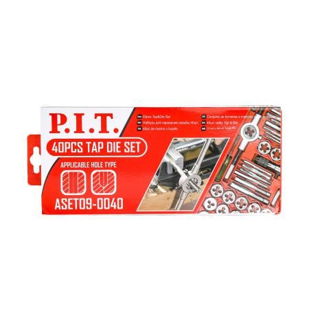 Набор для нарезания резьбы 40шт - ASET09-0040 PIT