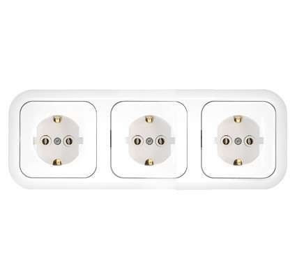 Беларусь Розетка 3-х местн На шинах РС16-353 - Bylectrica
