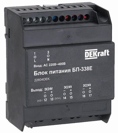 Блок питания Uвх 220В АС Uвых 24В DC 7Вт к ВА-330A,ВА-330E | 22604DEK DEKraft APC