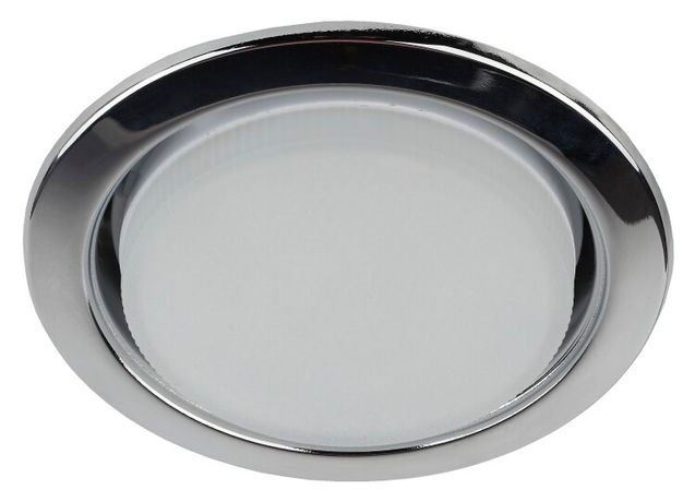 Светильник встраиваемый под GX53 KL35 CH (б/к) 220В 15Вт хром ЭРА Б0041928