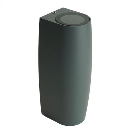 Светильник ДБУ вверх/вниз 2хGU10 MR11 без ламп IP54 серый - 51306 FERON