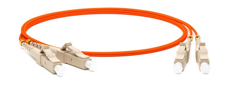 Патч-корд FC-D2-62-LC/PR-LC/PR-H-2M-LSZH-OR волоконно-оптический (шнур) MM 62.5/125, LC-LC, 2.0 мм, duplex, LSZH, 2 м | 28212 Hyperline