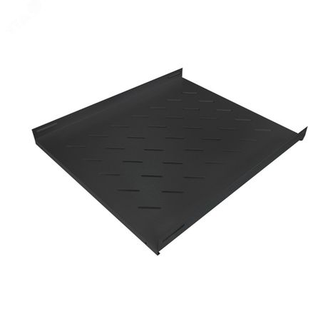 Полка стационарная NTSS 470х350мм, для напольных шкафов глубиной 600мм, черный RAL 9005 - УТ000016794 NTSS-FS-600-BL