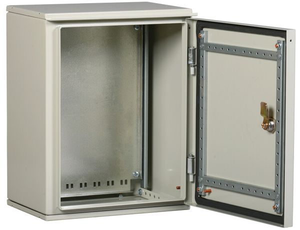 Корпус металлический ЩМП-1-0 (395х310х220мм) У1 IP65 GARANT IEK - YKM40-01-65