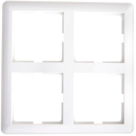 Рамка 2-м СП W59 2х2 бел. SchE KD-2H2-18 Schneider Electric