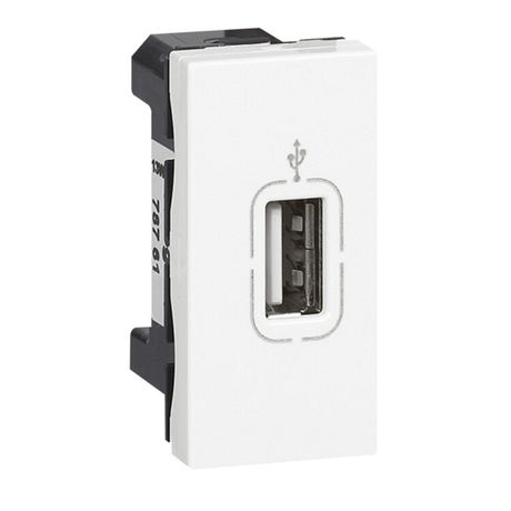Механизм розетки 1-м СП Mosaic New 1 мод. USB Leg 078761 Legrand