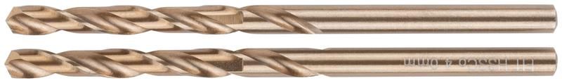 Сверло HSS по металлу Профи с добавкой кобальта 5% в блистере 4.0х75мм (2шт) - 34440 РОС