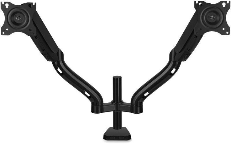 Кронштейн для мониторов ЖК M8 17-27дюйм макс.9кг крепление к столешнице поворот и наклон черн. BURO 1174934