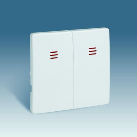 Клавиша двойная Simon82 граф. с инд. 82025-38