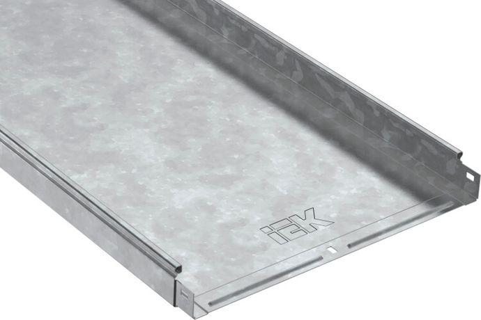 Лоток неперфорированный 400х 50х3000х1,0мм горячеоцинкованный | CLN10-050-400-3-M-HDZ IEK