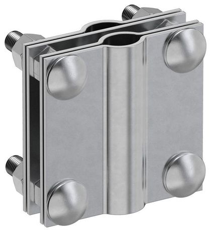 Зажим заземления с разделителем крестообразный стержень-полоса/пруток оцинкованная сталь HDZ IEK - ZGC38-14-1-16-40