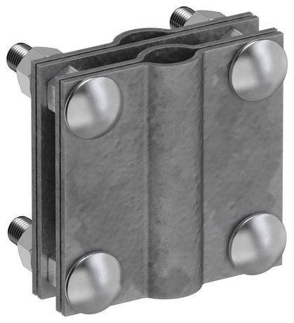 Зажим заземления с разделителем крестообразный стержень-полоса/пруток оцинкованная сталь TD IEK - ZGC38-13-1-16-40