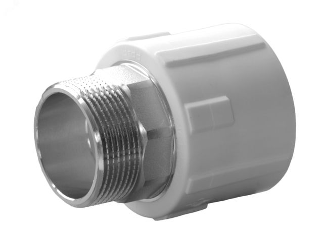 Муфта полипропиленовая PPR комбинированная НР под ключ 40х11/4' - 9000040114 Политэк