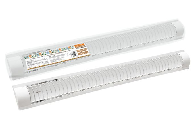 Светильник CПО 3017 (c решеткой), под лампу LED Т8/G13 2х120 Народный | SQ0327-0411 TDM