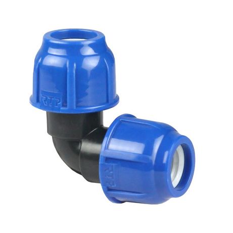 Отвод компрессионный PN10 d75 для ПЭ труб RTP 17415