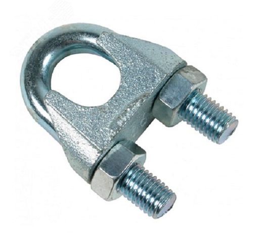 Зажим для троса 3мм стальной оцинкованный 2шт - 420207-2 DIN 741