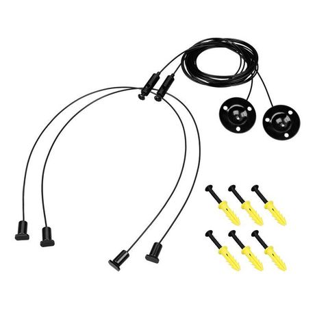 Подвес LINE-6070 2x2m Set BLACK (Pad 9x2mm) (ARL, Металл) Arlight 056257