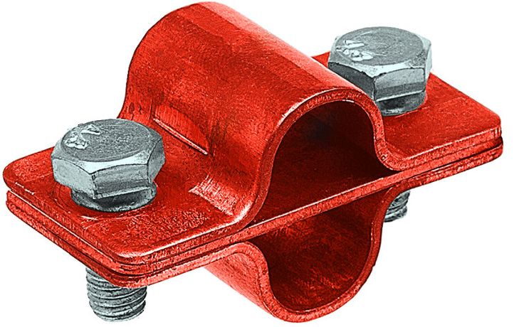 Зажим соединительный пруток — стержень 16 мм параллельный, медь|90552|Ezetek