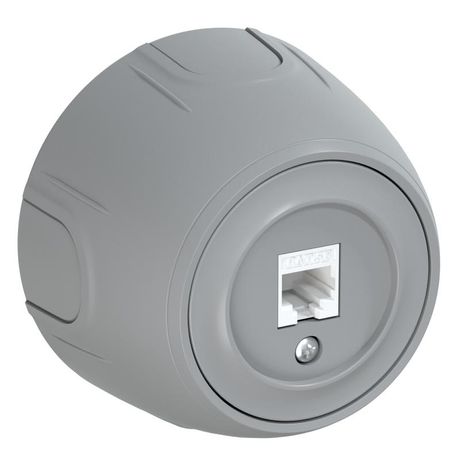 Розетка компьютерная 1-м RJ45 кат.5E Rotondo сер. OneKeyElectro 7700889 ССТ