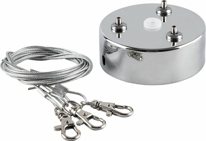 Светильник подвесной LD505 (соединитель для накладных круглых светильников серии AL699/5000), длина 100см, серебро | 29723 FERON