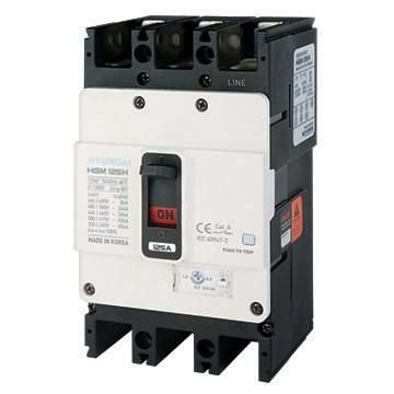 Автоматический выключатель HGM125H 3PT4S0000C 00125F 100-125A ток к.з. 38kA AC380/415В - 13.03.02.000512 HYUNDAI