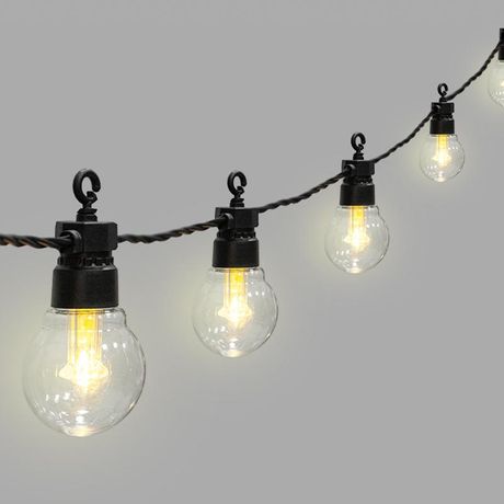 Гирлянда Лофт уличная, черный каучук, 20 прозрачных ламп х 1 LED, IP65 - 331-355 NEON-NIGHT