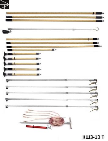 Заземление переносное для воздушных линий КШЗ-1Э Т телескоп сечен. 16мм ЭЛЕКТРО ТРЕЙД ET-Z216-T-16