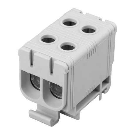 Клемма вводная силовая распределительная КВС 6-50кв.мм 2-рядная сер. Rexant 11-2112 MEET