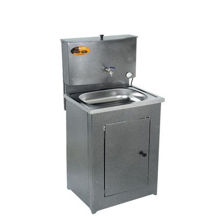 Умывальник дачный ЛЮКС, с подогревом, нержавеющая мойка, цвет медь - 74/4/2 Вихрь