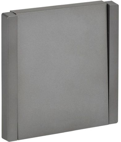 Выключатель 1-кл. СП FORTE&PIANO 10А FP501 сталь IEK FP-V10-0-10-1-K46