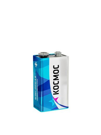 Батарейка 6LR61 (крона) 9V Alkaline 1S в ширнке, - KOC6LR61MAX1S Космос