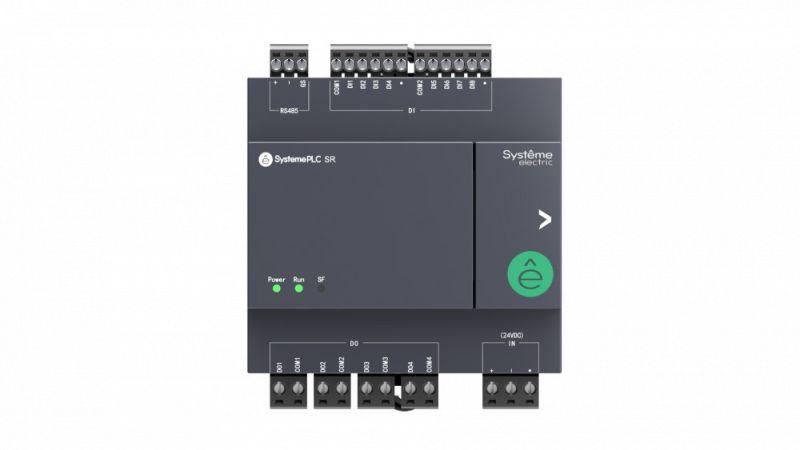 Реле интеллектуальное SR1, 24 VDC, без дисплея, возможности расширения, 12 IO: 6 дискретных входов, 4 выходов (реле, 3 A), 2 аналоговых входа (NTC10K, PT1000, PT100, 0-10 V, 4-20 mA), 1xRS485, 1xUSB (Type C) - ZR1PP00BD2A APC