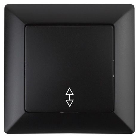 Переключатель СП 10А 250В Solo антрацит 4-103-05 Intro Б0043281 ЭРА