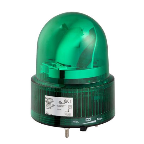 ЛАМПА МАЯЧОК ВРАЩ ЗЕЛЕН 24В AC/DC 120ММ XVR12B03 | Schneider Electric