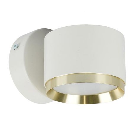 Светильник ДБО 12W GX53 без лампы белый+золото - 52020 FERON