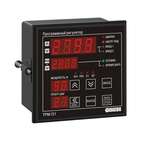 Измеритель ПИД-регулятор универсальный программный ТРМ151-Щ1.РР.06 | 08006 ОВЕН