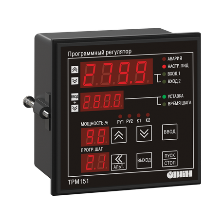 Измеритель ПИД-регулятор универсальный программный ТРМ151-Щ1.УУ.03 | 20728 ОВЕН
