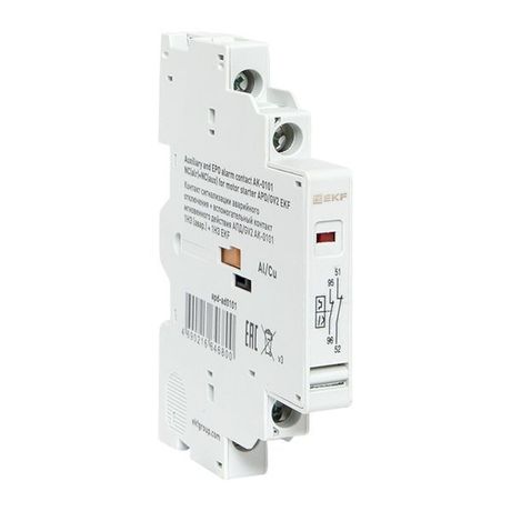 Контакт сигнализации аварийного отключения + вспомогательный мгновенного действия АПД/GV2 АК-0101 1НЗ (авар.) | apd-ad0101 EKF