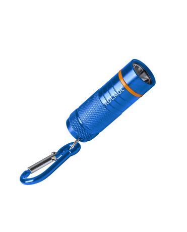 Фонарь брелок 1Вт LED/4xLR44 входят в комплект/корпус анодированный алюминий/карабин, КОСМОС - KOC205B