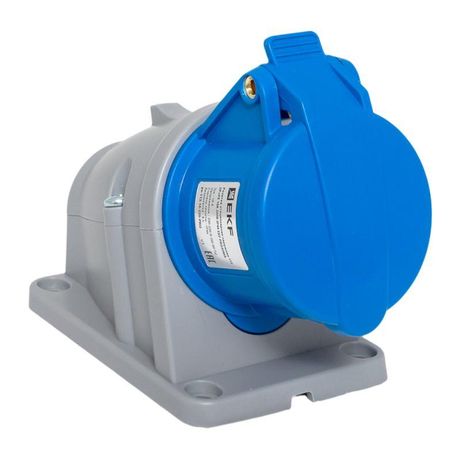 Розетка стационарная наружная 113 2Р+РЕ 16А 220В IP44 EKF PROXIMA | ps-113-16-220-PRO