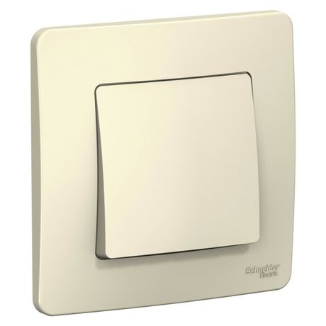 Выключатель 1-кл. СП Blanca 6А IP20 (сх. 1) 250В молочн. SE BLNVS006102 APC