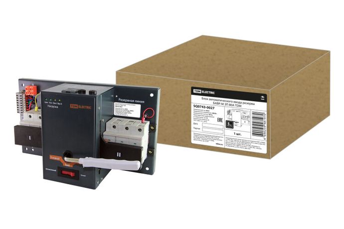 Блок автоматического ввода резерва БАВР-М 3П 80А | SQ0743-0027 TDM